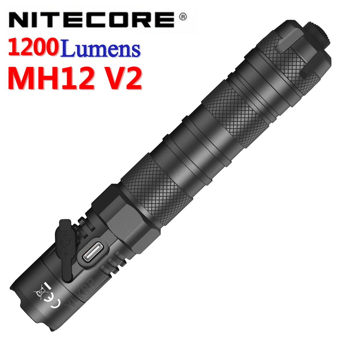 Новый NITECORE MH12v2 тактический фонарик 1200LM CREE XP-L2 V6 светодиодный USB-C Перезаряжаемые