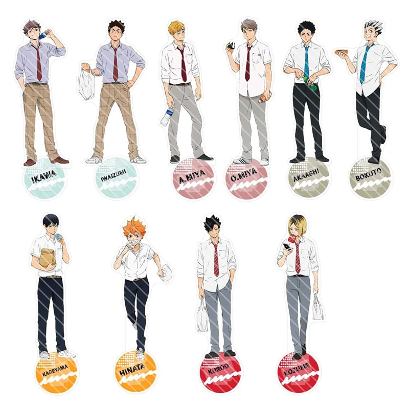 

Japan Anime Haikyuu Figures Desk Plate Models Anime Acrylic Stand Model Toys Action Figures