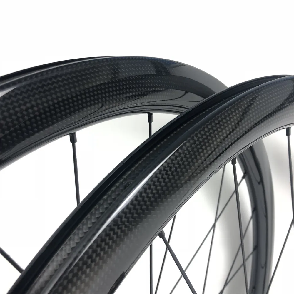 Углеродное колесо для шоссейного велосипеда 25/27 мм ширина трубчатого клинкера