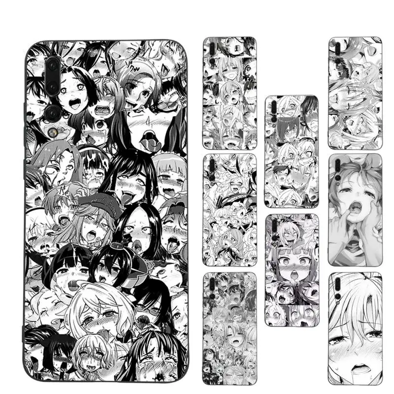 

Anime Girl Cartoon Japan Cute Face Senpai1 Phone Case Soft Silicone Case For Huaweip30lite p30 20pro p40lite P30 Capa