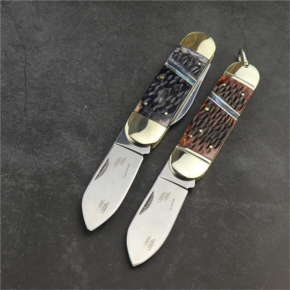 Складной нож Sunfish светильник двойной для фруктов окрашенная медь ручка из