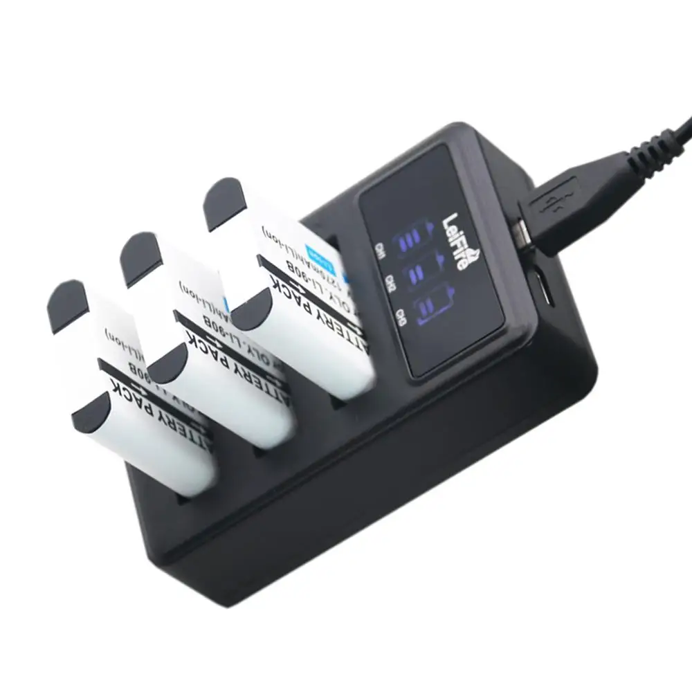 1x LI-90B LI 90B Li90B LI-92B Battery + LED USB Charger для Olympus TG-1 iHS TG-2 TG-3 SH50 SH60 | Электроника