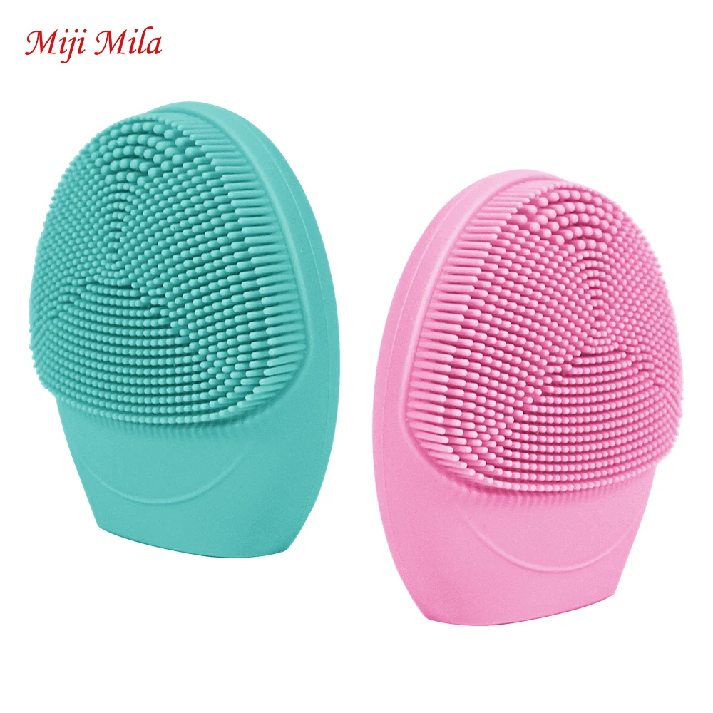 Miji Мила Мини силиконовая маленькая щетка для чистки лица водонепроницаемый