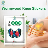 10pcs knee pain plaster herbal wormwood extract knee joint ache pain relieving rheumatoid arthritis self heating medical patch