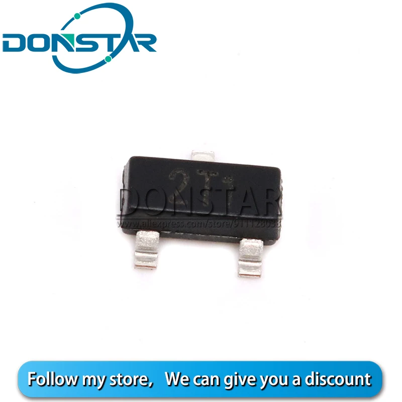 Новинка 100 шт. триодный транзистор MMBT9012 2T1 SOT 23 MMBT9012LT1G S9012 2TI 9012 SMD|Транзисторы| |