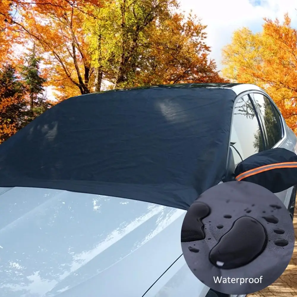 Чехол на лобовое стекло автомобиля Солнцезащитный чехол для зимы снега льда