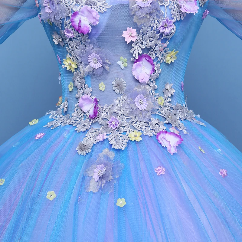 

Off Shoulder Ball Gown Quinceanera Dresses Debutante Gowns Sheer Long Sleeve Prom Sweet 16 Gowns Tulle robe de bal Saudi Arabic
