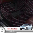 Автомобильные коврики для Polo Hatchback 2010, 2011, 2012, 2013, 2014, 2016, 2017, автомобильные аксессуары для Volkswagen vw