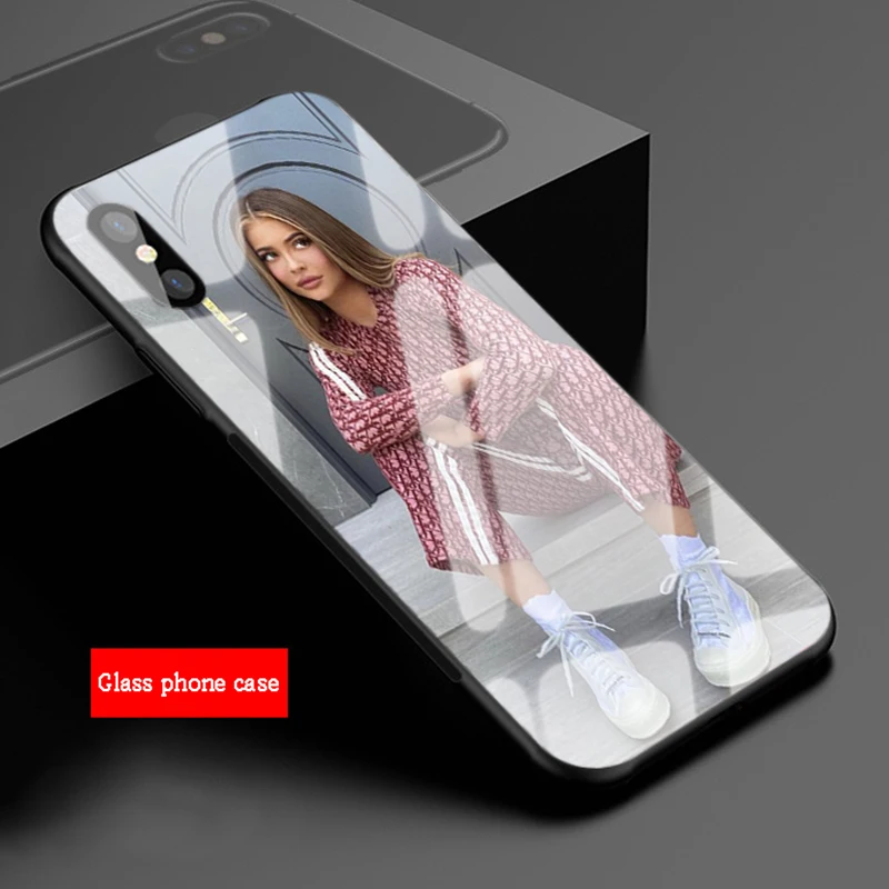 Чехол для телефона Jenner из закаленного стекла iPhone 5 5S 6 6plus 7 8 plus X XR XS Max 11 PRO SE 2020 |