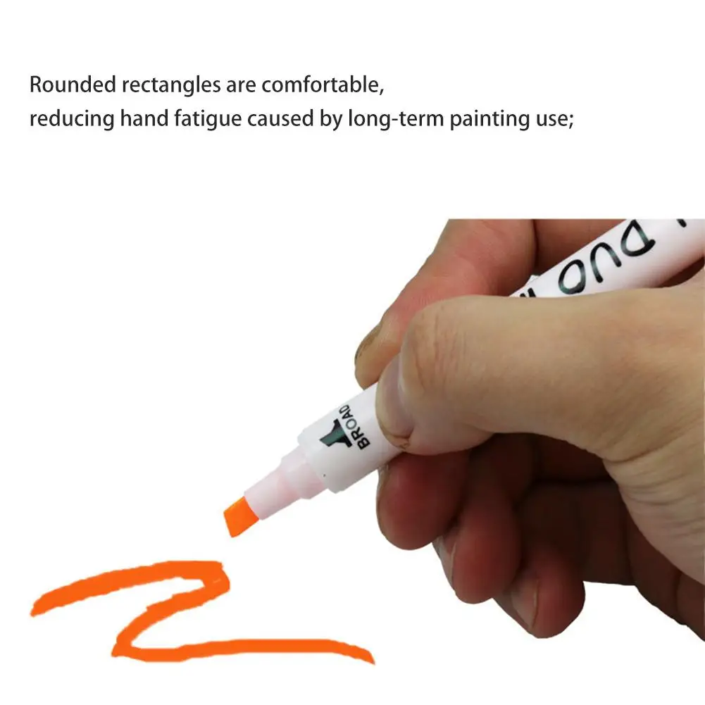 Двусторонняя ручка маркер для рисования 60 цветов 80 цветов|Маркеры-краски| |