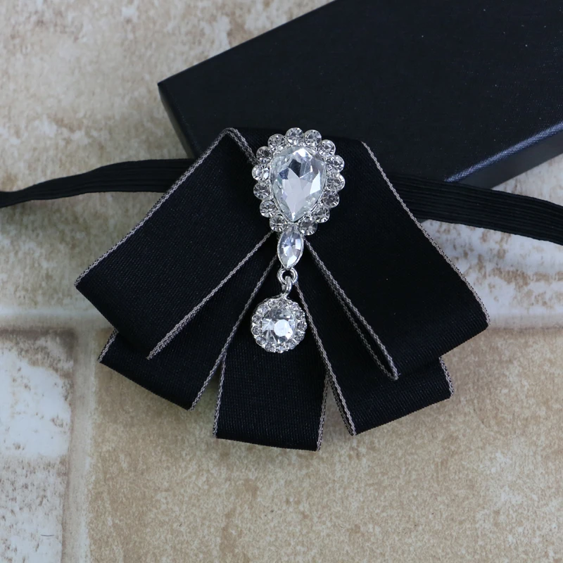 I Remiel корейский винтажный Роскошный Бриллиантовый галстук бабочка Британский