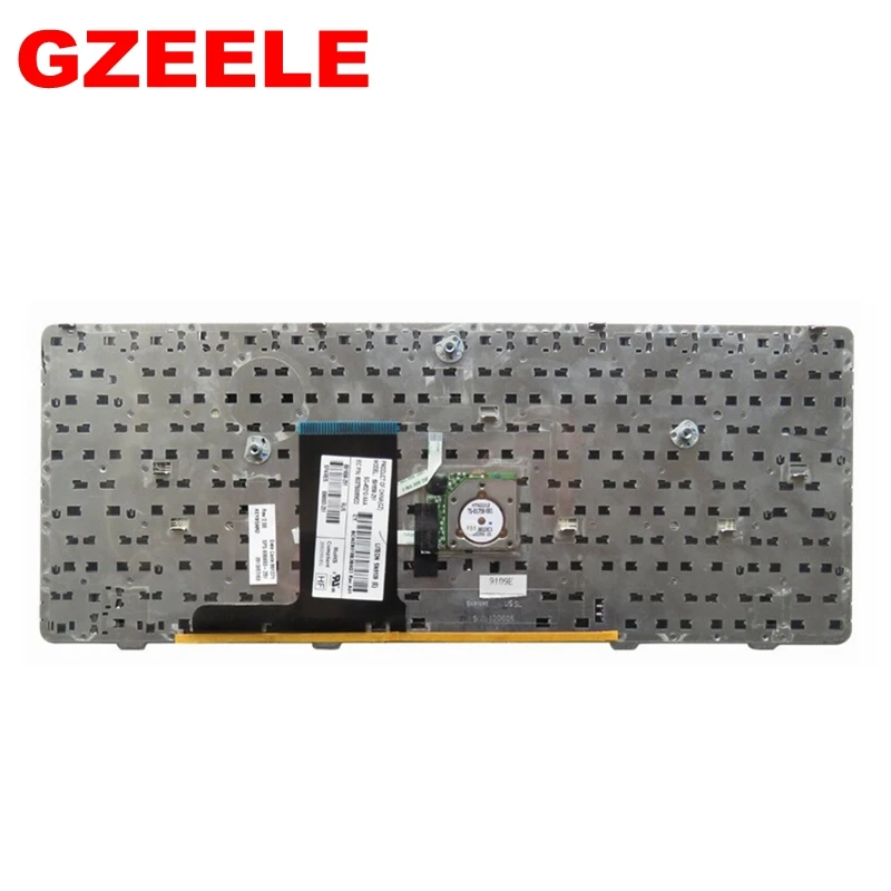 Новая клавиатура для ноутбука EliteBook 2560P 2560 2570P 2570 RU с серой рамкой и указателем