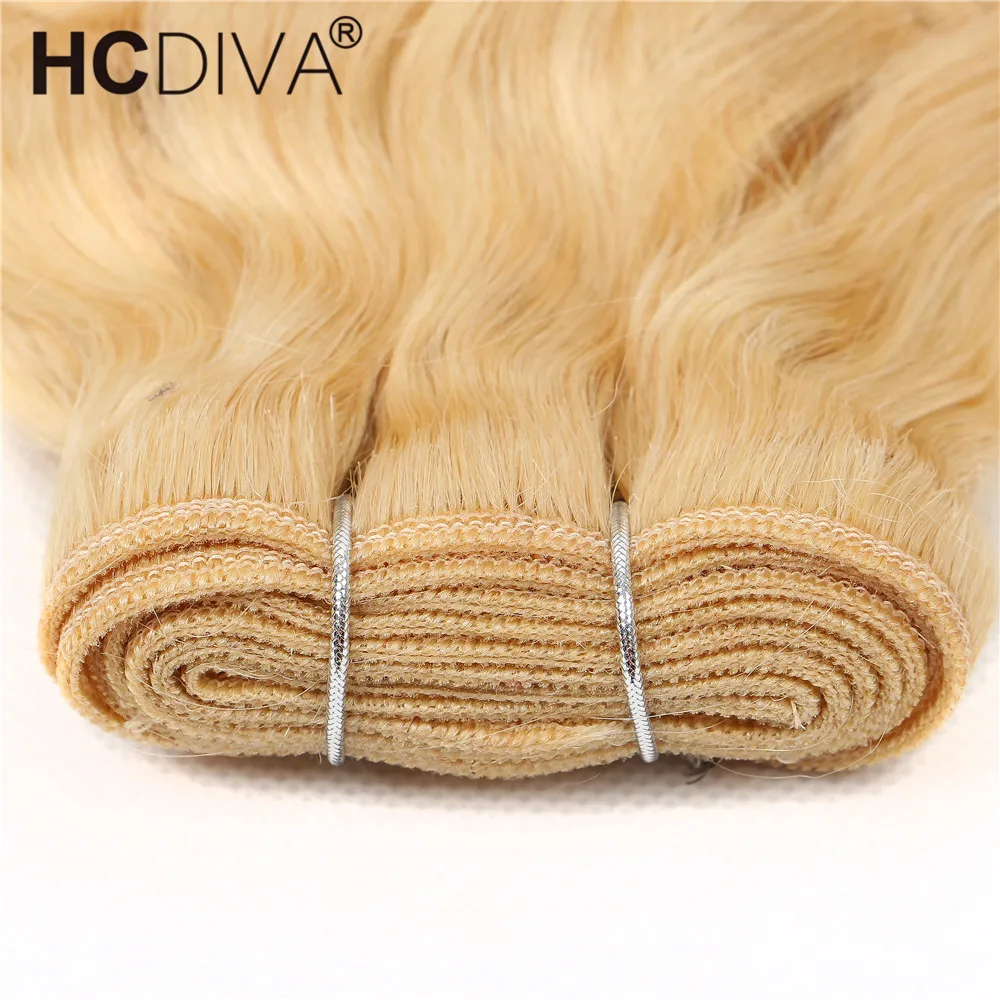 1/3/4/10 pcs 613 Blonde Bundles Brazilian Hair Weave Water Wave 100% Remy Human Extension | Шиньоны и парики