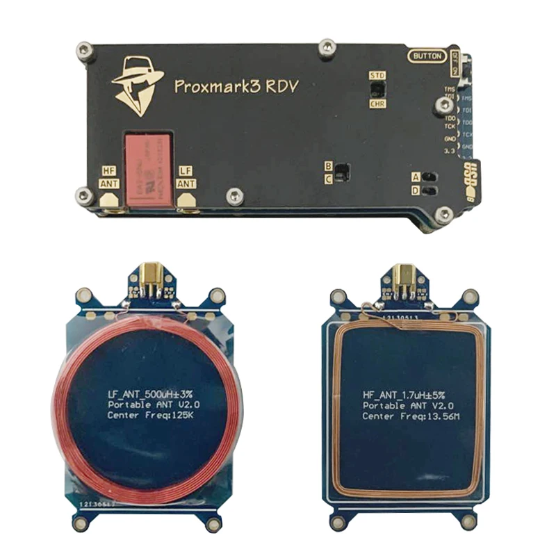 1 комплект Proxmark3 V2 DEV Kit RFID Дубликатор считыватель записей UID T5577 NFC копировальный