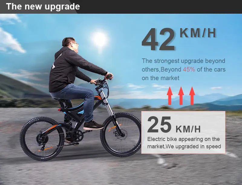 EZBIKE, акция, Электрический дорожный велосипед TDE15, рама из алюминиевого сплава, электровелосипед с аккумулятором 500 Вт, 26 дюймов, горный велосипед