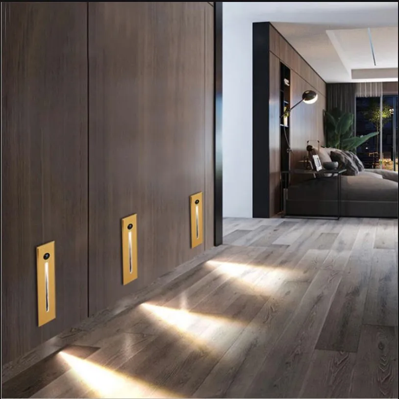 Светильник Светодиодный настенный 3 Вт с датчиком движения 1 шт. - купить по