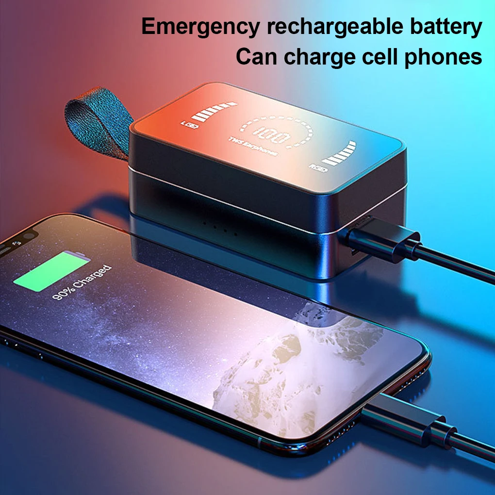 Беспроводные наушники-вкладыши V5.0 с поддержкой Bluetooth водонепроницаемость IPX5