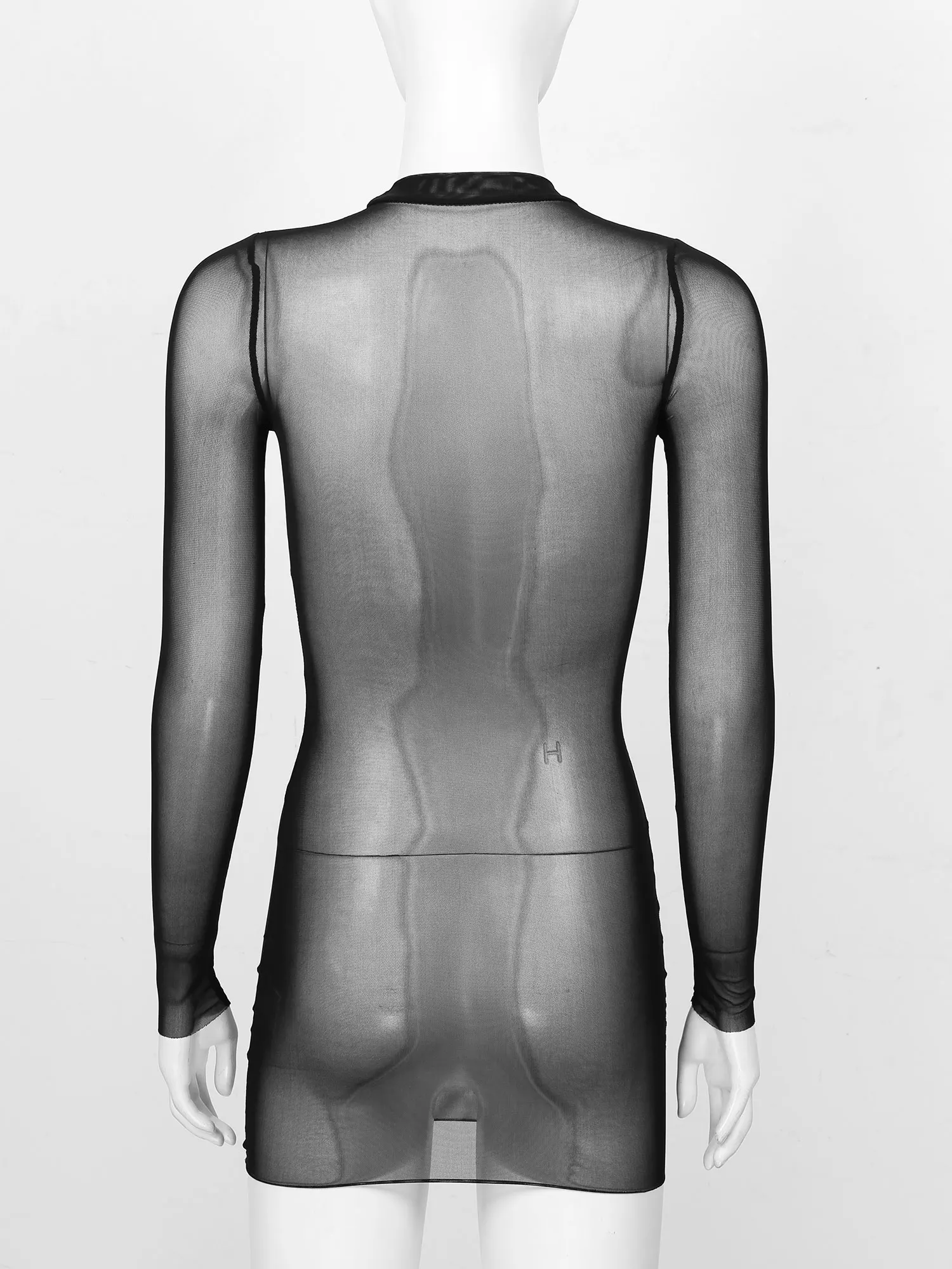 Женские пикантные сетчатые прозрачные экзотические платья мини-платье в стиле