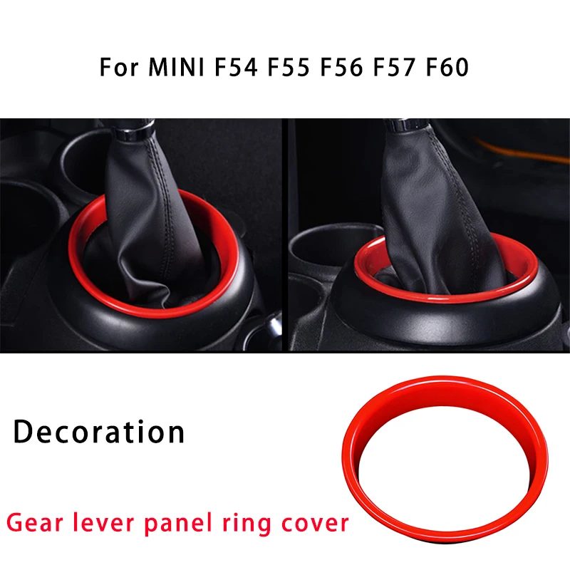 

Car Gear Lever Panel Ring Cover For MINI ONE COOPER S F55 F56 F57 F54 Clubman F60 Countryman Interior Auto-Styling Accessories