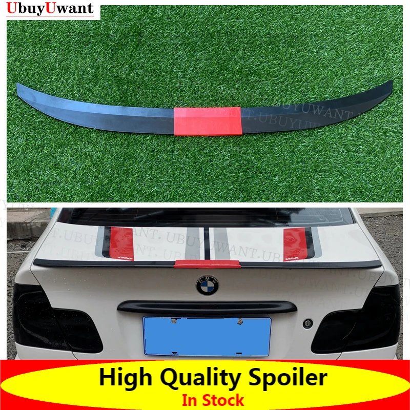 

Спойлер для E46 98 - 06 BMW 3 серии 318i 320i 325i 328i заднее крыло ABS грунтовка цвет задний спойлер украшение для багажника
