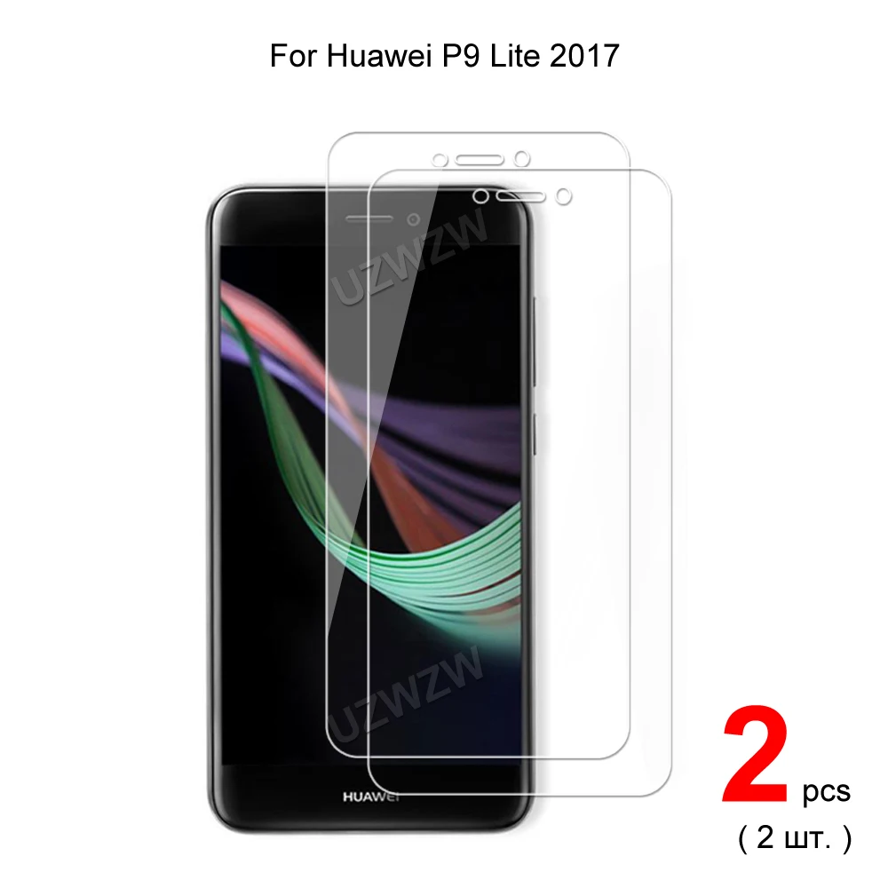 

For Huawei P9 Lite 2017 Premium 2.5D 0.26mm Tempered Glass Screen Protectors Protective Guard Film HD Clear