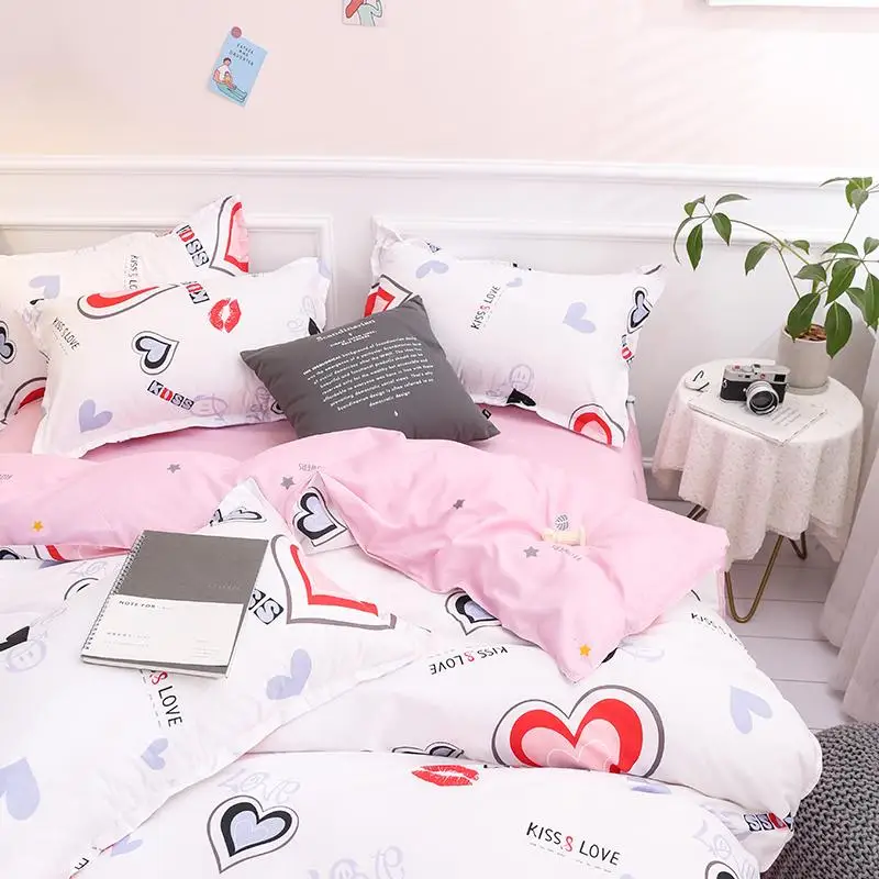 50 Классических красных рождественских снежинок Комплект постельного белья