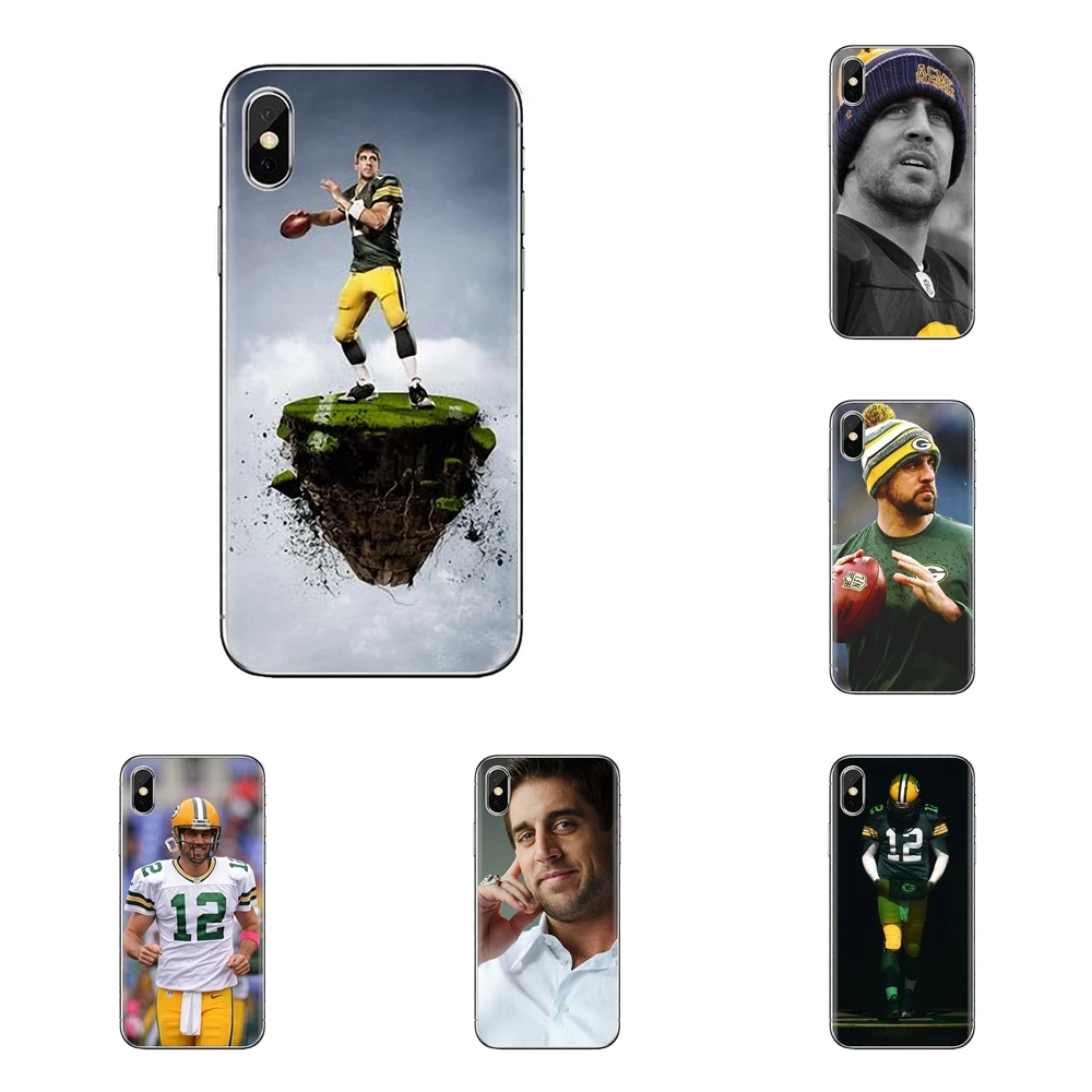 Прозрачные чехлы из ТПУ Аарон Роджерс упаковщик Автограф для Samsung Galaxy J1 J2 J3 J4 J5 J6 J7