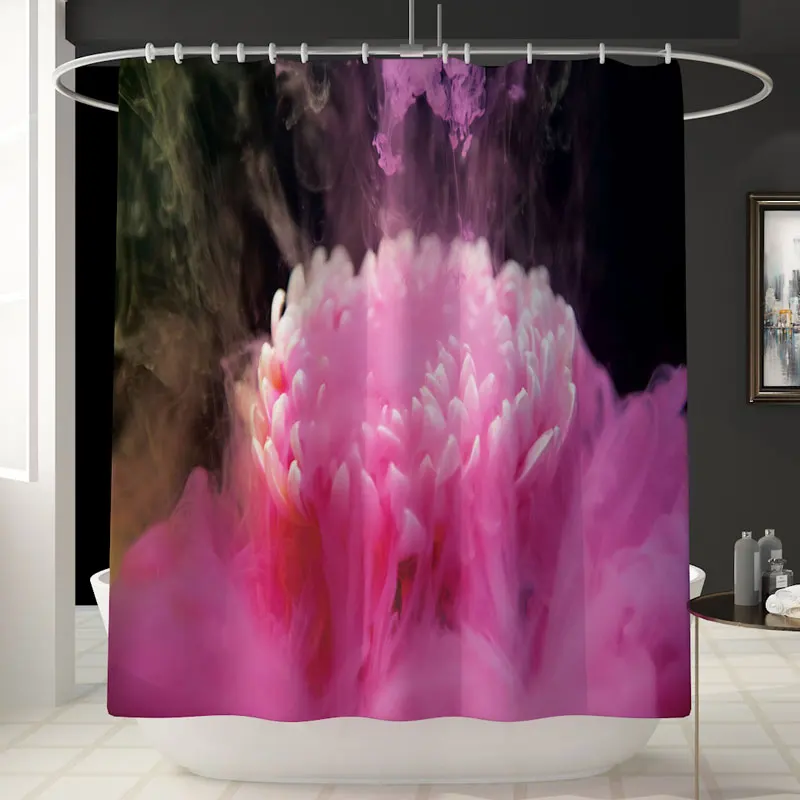 Коврик для душа с цветочным узором Нескользящие ванной туалета комнаты домашний