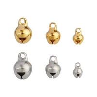 20pcs stainless steel jingle bells pendants hanging christmas tree ornaments christmas decorations party diy crafts accessories