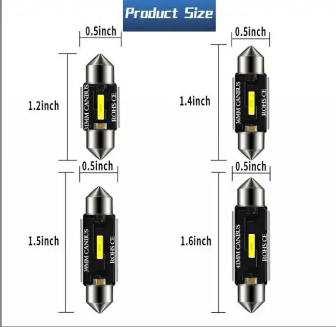 Светодиодная лампа C5W CANBUS C10W Festoon для Nissan Nismo Tiida Teana Skyline Juke X-Trail Almera Qashqai |