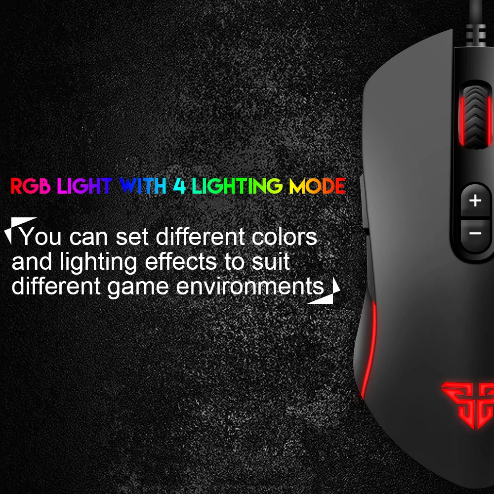 Профессиональная Проводная игровая мышь FANTECH X9 Регулируемая оптическая