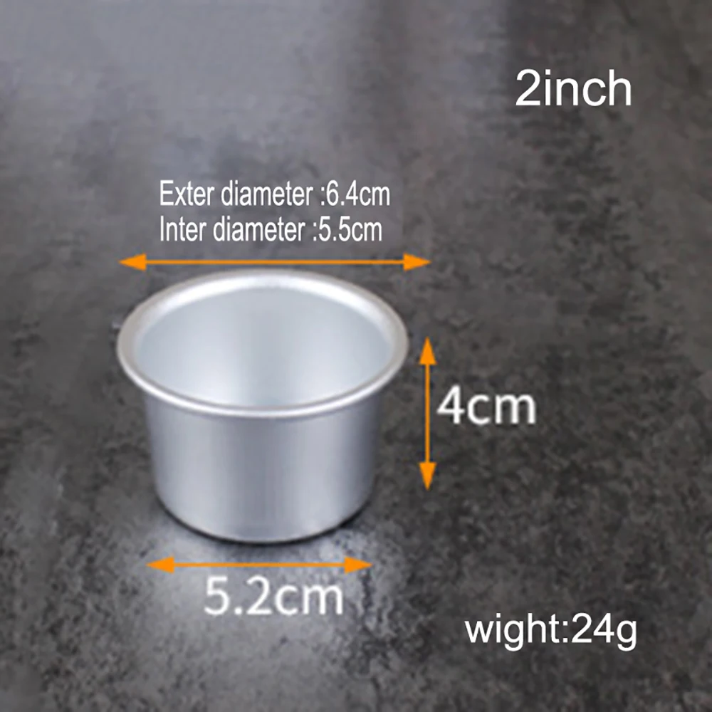 2-дюймовый алюминиевый сплав антипригарная круглая форма для выпечки торта