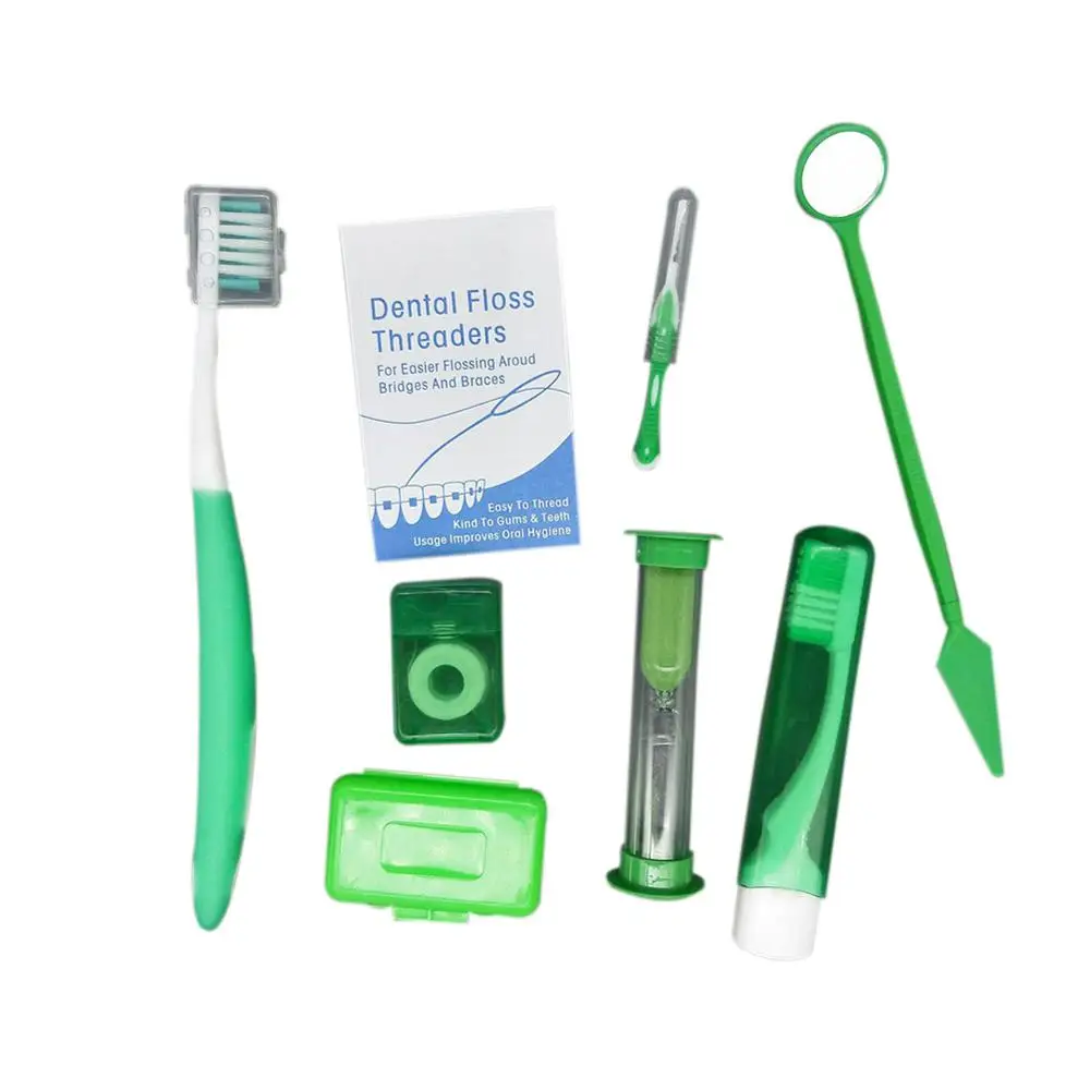 8 шт. ортодонтические скобы для зубной щетки|Полировка металла| |