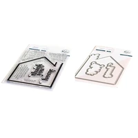new december 2021 metal cutting dies for scrapbooking built on dreams stencil clear stamps paper making embossing frames card