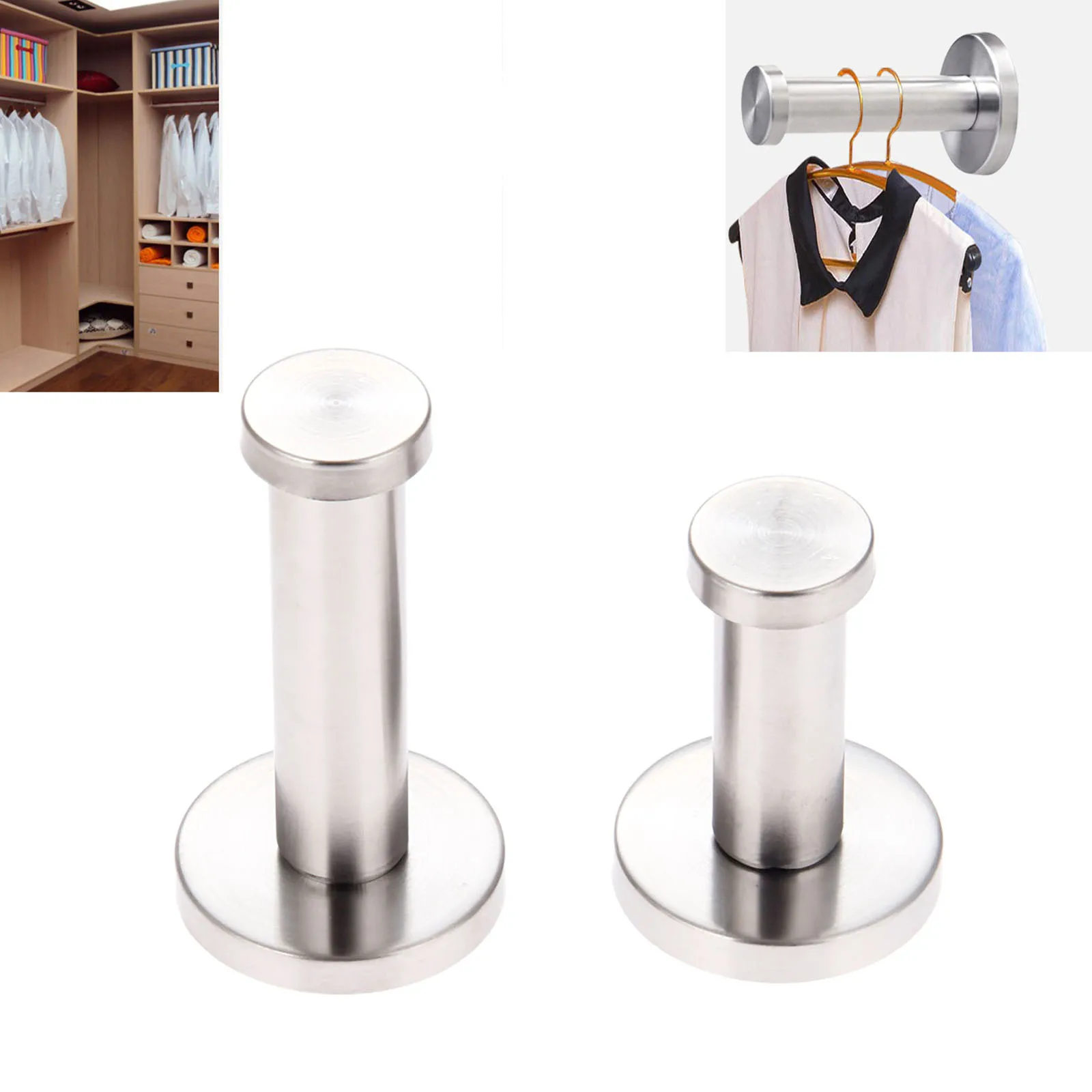 1 шт. настенный крючок из нержавеющей стали для одежды и шляпы|Крючки| |