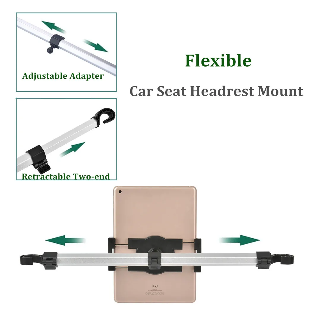 13 car headrest tablet mount for ipad pro 12 9 11 tablet car holder for samsung galaxy tab s7 fe plus xiaomi tablet holder car free global shipping