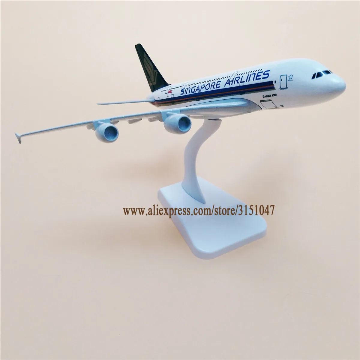 20 см Air Singapore Airlines A380 Airbus 380 Airways модель самолета сплав металлический самолет литье