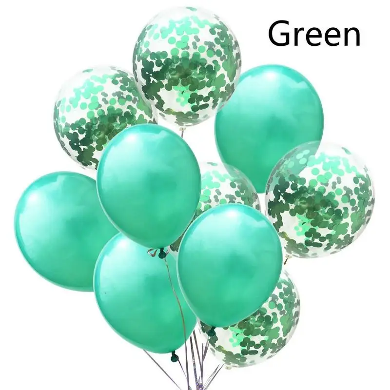 10pcs 12inch Confetti Latex Balloons Set Kids Birthday Decoration Solid Color Balloon Festival Wedding Party Home Decor Supplies | Дом и сад