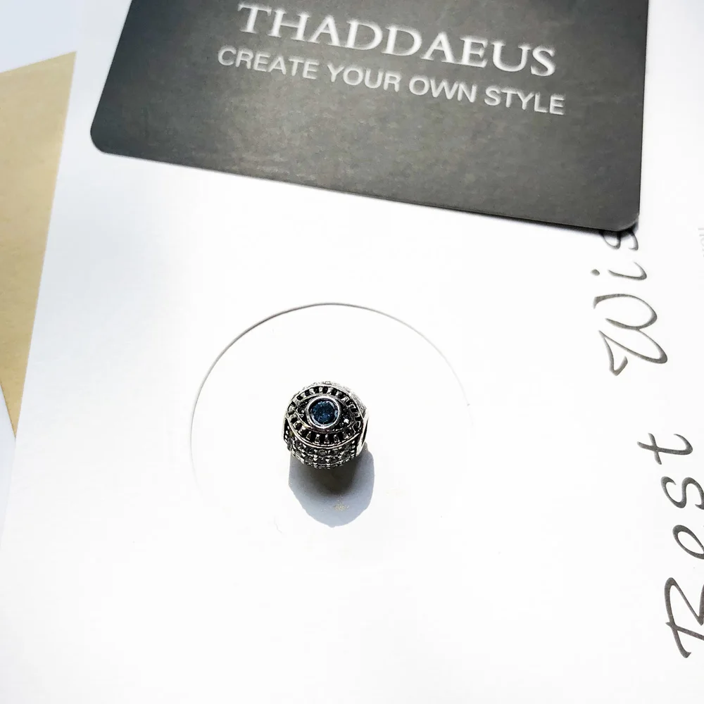 Бусины кошачий глаз 2017 основной Componen серебро и стразы в виде бус подходящие