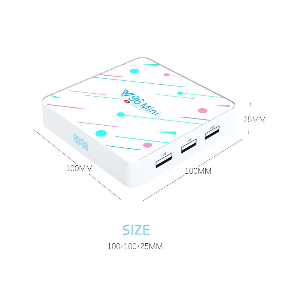 4GB 128GB V96 Mini Android 9.0 TV Box Allwinner H6 Quad Core 6K H.265 Wifi Youtube Set Top 32G/ 64G Media Player | Электроника
