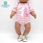 Одежда для кукол новорожденных, 18 дюймов, 40-43 см, Комбинезоны для американских кукол, джинсовые юбки, подарок для девочек