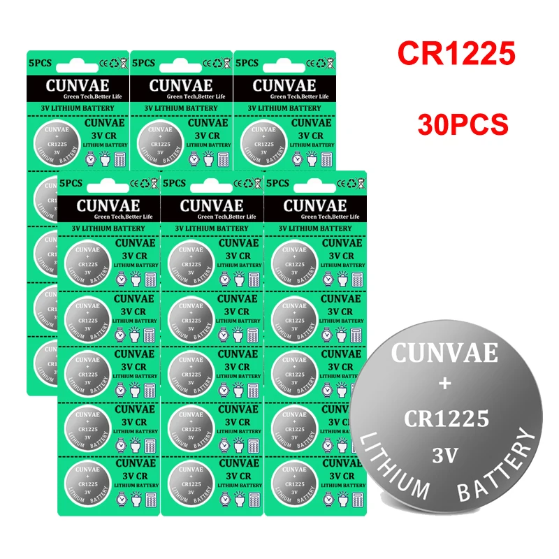 30 шт., батарейки для электронных приборов, 3 в