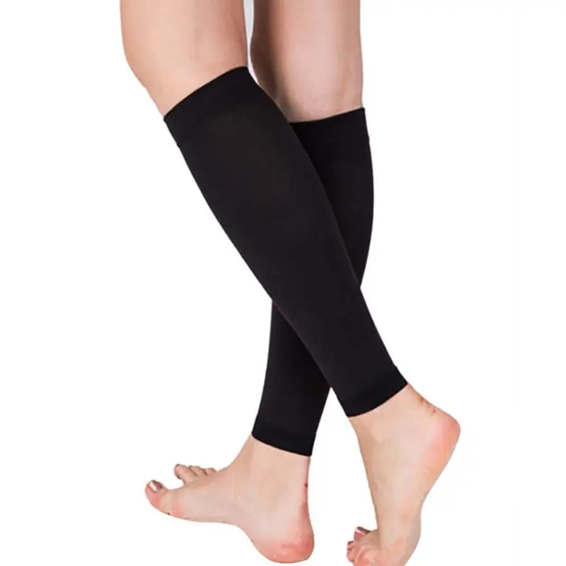 1 Pair Elastic Relieve Leg Calf Sleeve Varicose Vein Circulation Compression Socking Sports Socks носки Ankle Leg Support