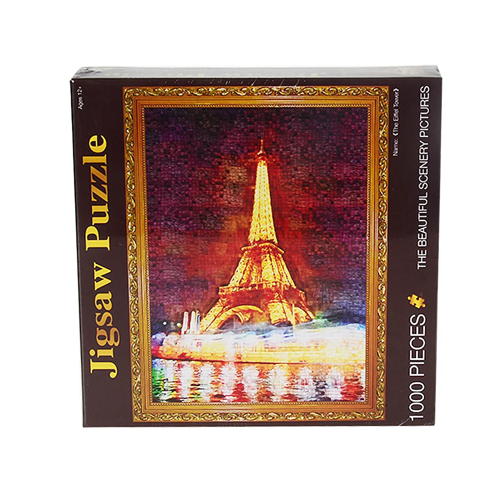 Новый продукт образовательная игрушка Эйфелева башня 3D Деревянный пазл из