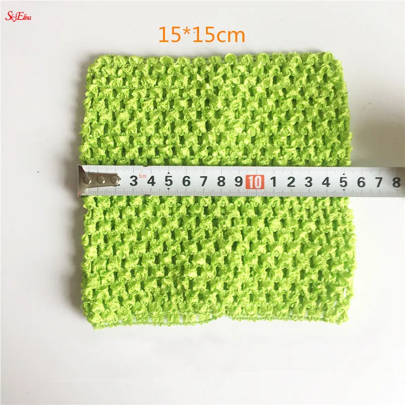 Тюлевая пачка 15*15 см вязанная крючком нагрудная юбка топы одежда вязаная ткань