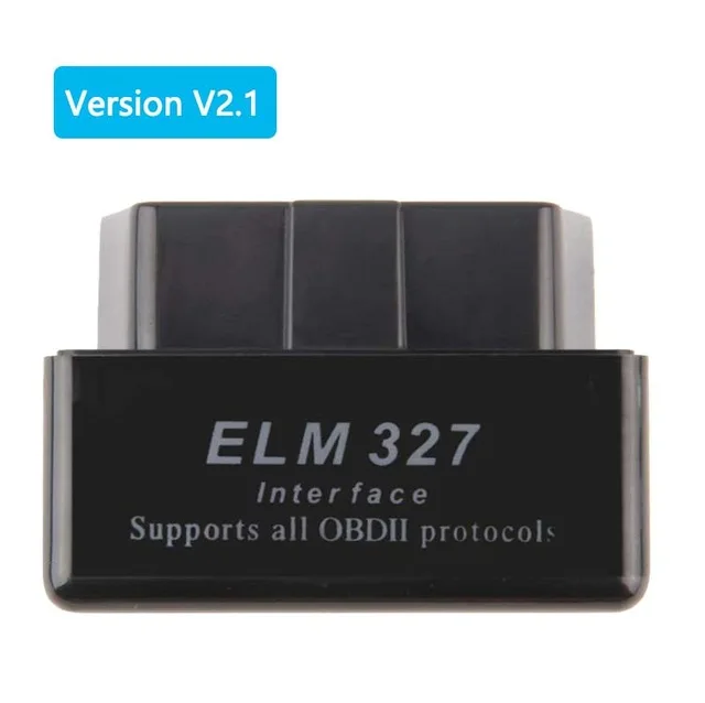 V2.1 Black ELM327 Bluetooth V2.1/OBD2 ELM 327 сканер адаптер автомобильный диагностический инструмент для Android/Symbian для OBDII протокол Symbian Windows - Цвет: V2.1 Black