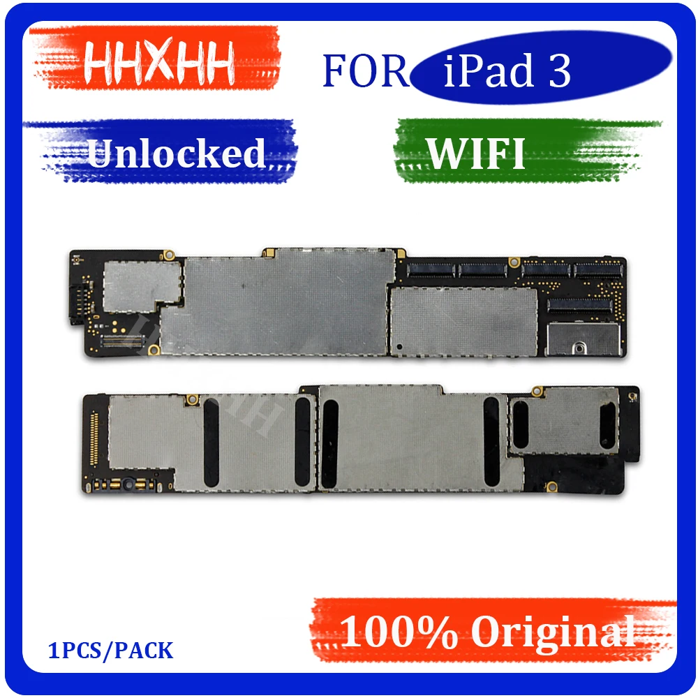16 Гб/32 ГБ/64 ГБ разблокированные оригинальные Материнские платы для ipad 3 материнская плата с чипами Wifi+ 3g версия/wifi версия