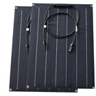 Гибкая солнечная панель 50 Вт 100 Вт 32 шт., монокристаллическая солнечная батарея 12 В, сменная батарея для автомобиля, дома, кемпинга