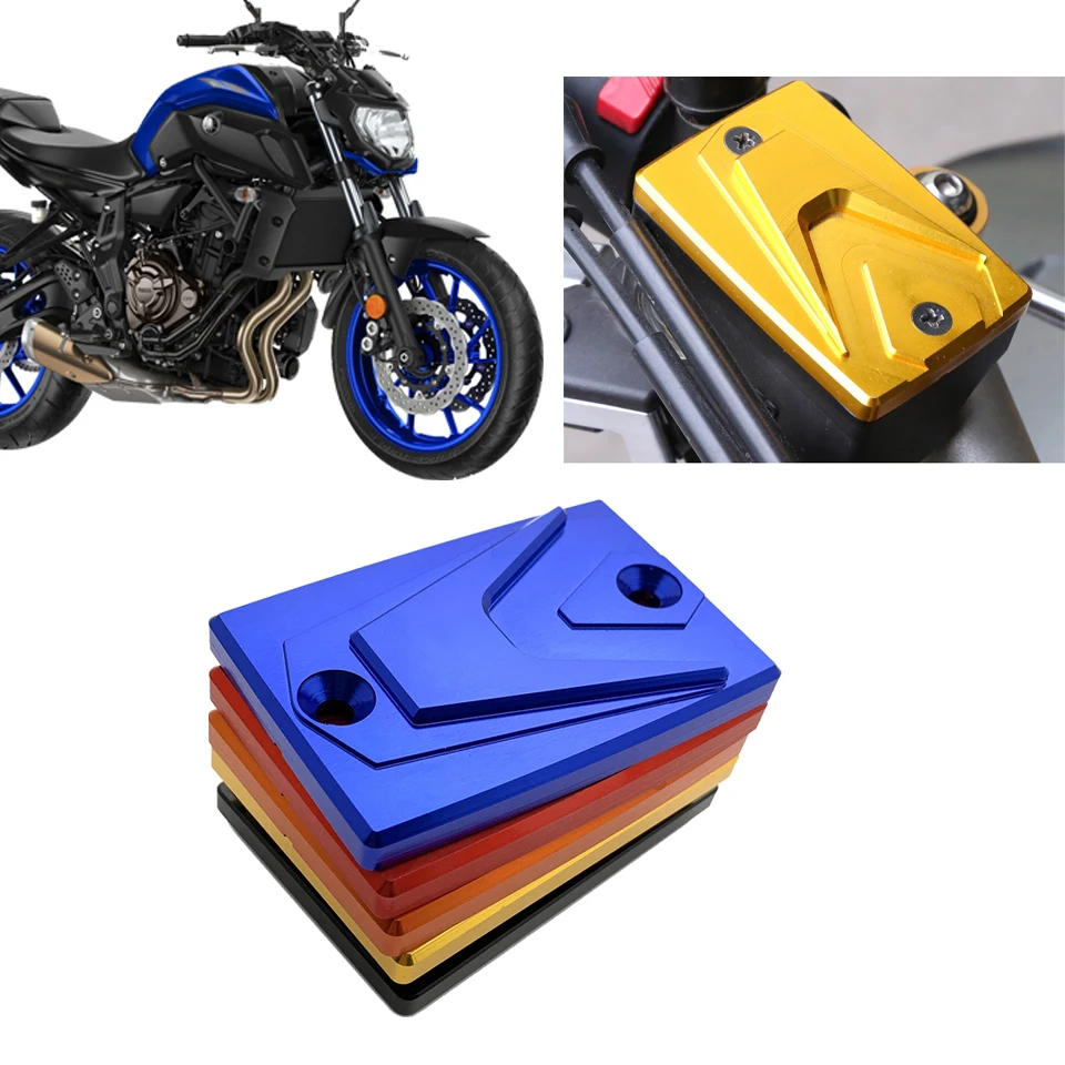 

Motorcycle Accessories Front Brake Clutch Oil Reservoir Fluid Tank Cap Cover For Yamaha MT07 MT-07 XSR700 2014-2020