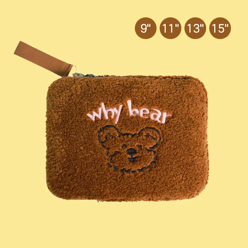 

Cute plush teddy bear 11 / 13 / 15 inch iPad Case Laptop Case